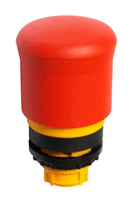 Кнопка аварийной остановки, без подсветки, без фиксации, красная
