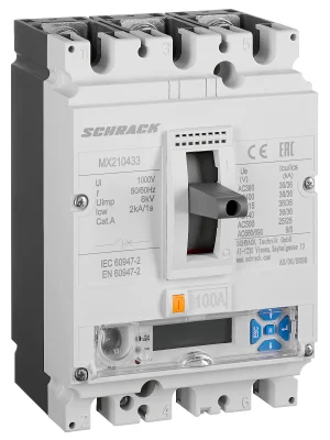 Автоматический выключатель 100А/3 36кА, типа EM, серия MX2