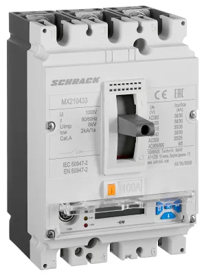 Автоматический выключатель 100А/3 36кА, типа EM, серия MX2