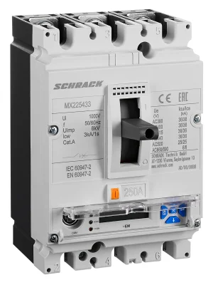 Автоматический выключатель 250А/3 36кА, типа EM, серия MX2