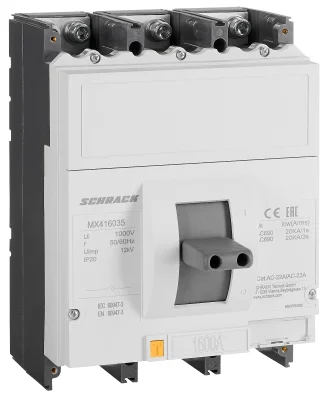 Выключатель-разъединитель 1600А/3, MX4 