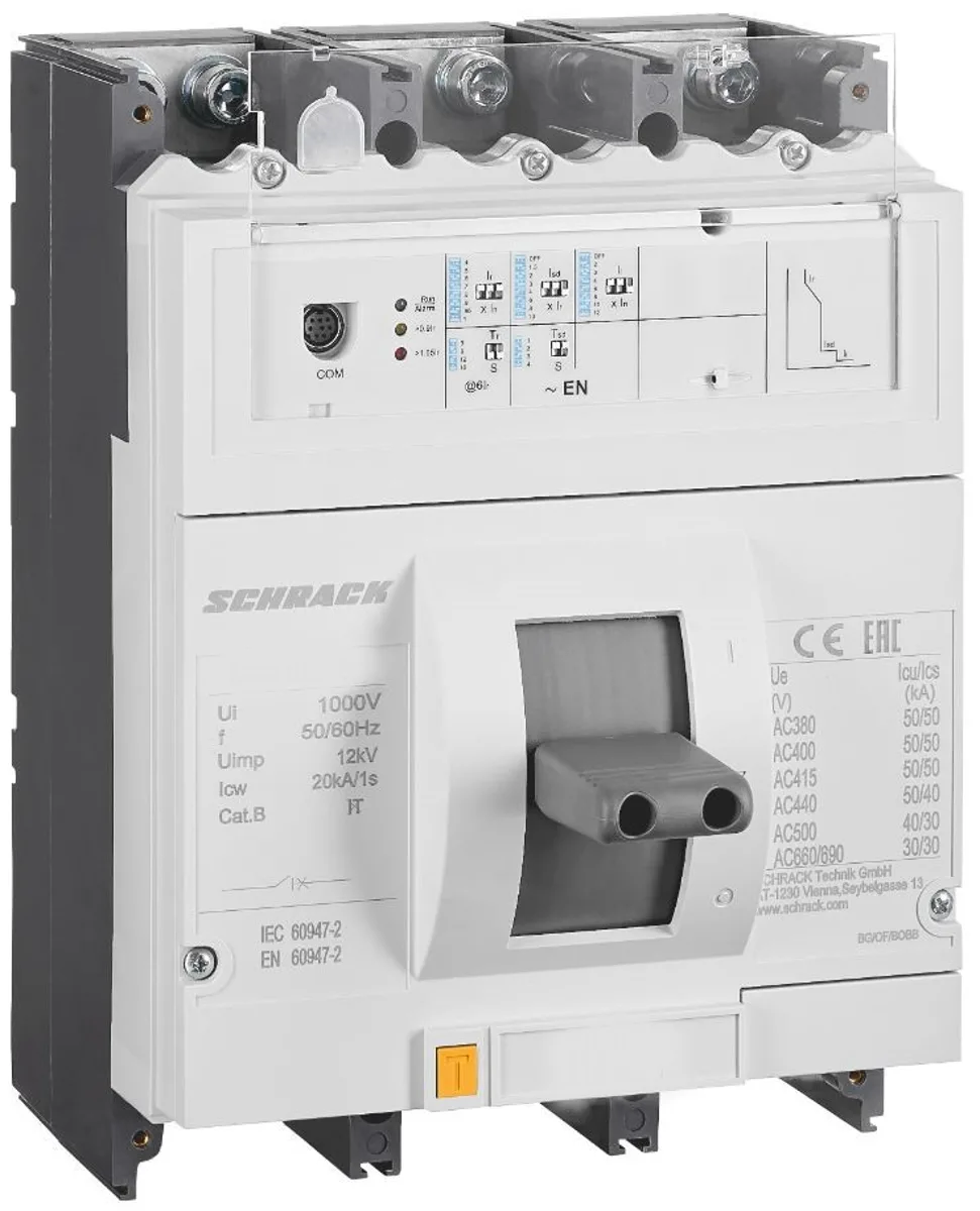 Автоматический выключатель 1600А/3 50кА, тип EN, серия MX