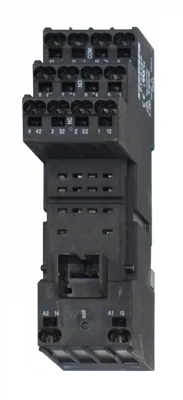 Цоколь 14-пол, 6А, для реле PT5 пружинный зажим