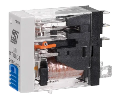 Реле RXT, катушка 24В пост. тока, 1 п.к. 10А, LED+FD