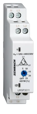 Реле контроля фаз 400/230VAC, 1CO/5A