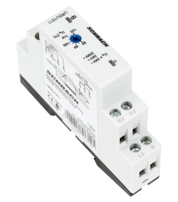 Реле контроля напряжения 1 фазное, 24VAC/DC, 230VAC, 1CO/5A