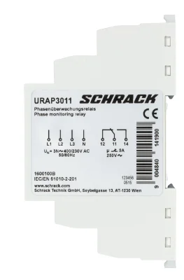 Реле контроля фазы AMPARO, 230В-AC,1CO, 5A