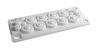 Gland plate for WSTVBF, 17 inlets, IP55