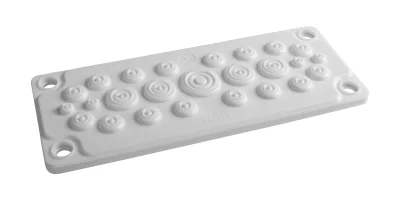 Gland plate for WSTVBF, 25 entries, IP65