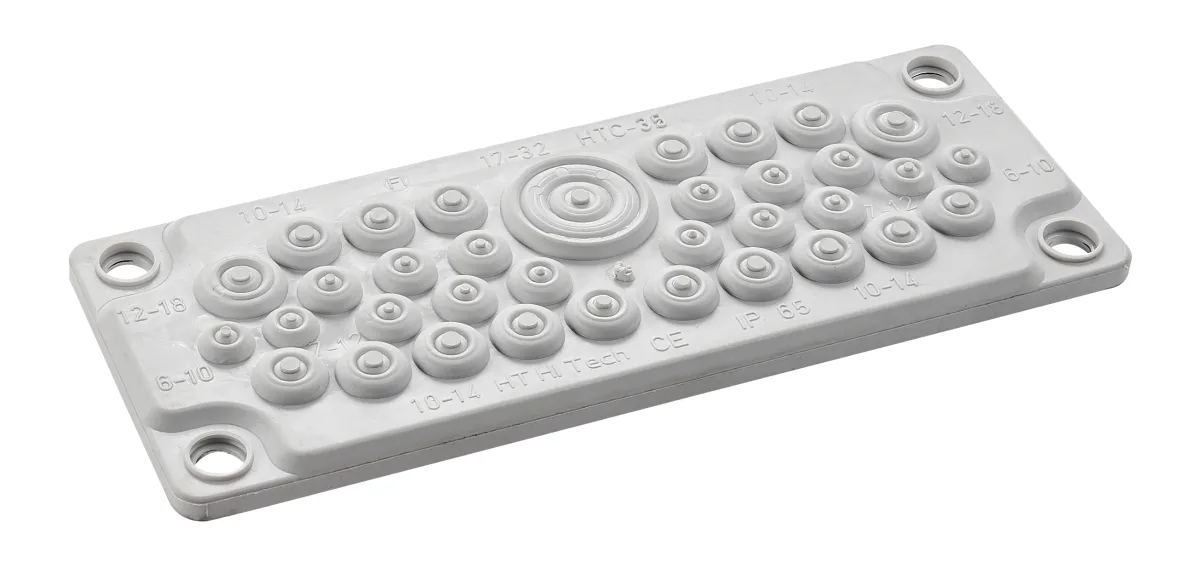 Gland Panel for WSTVBF, 35 Entries, IP65