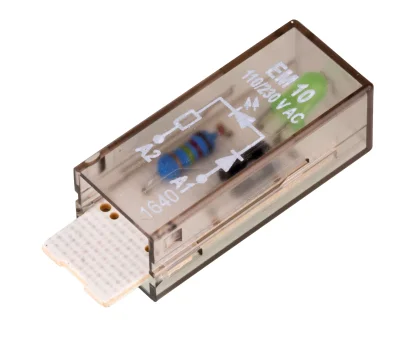 Модуль светодиода, зеленый, 110-230VAC, EM10