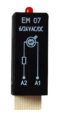 Модуль LED 6-24VAC/DC красный, EM07