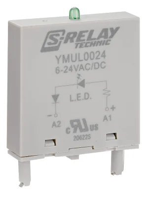 Модуль LED  6-24VAC/DC зеленый, YMU