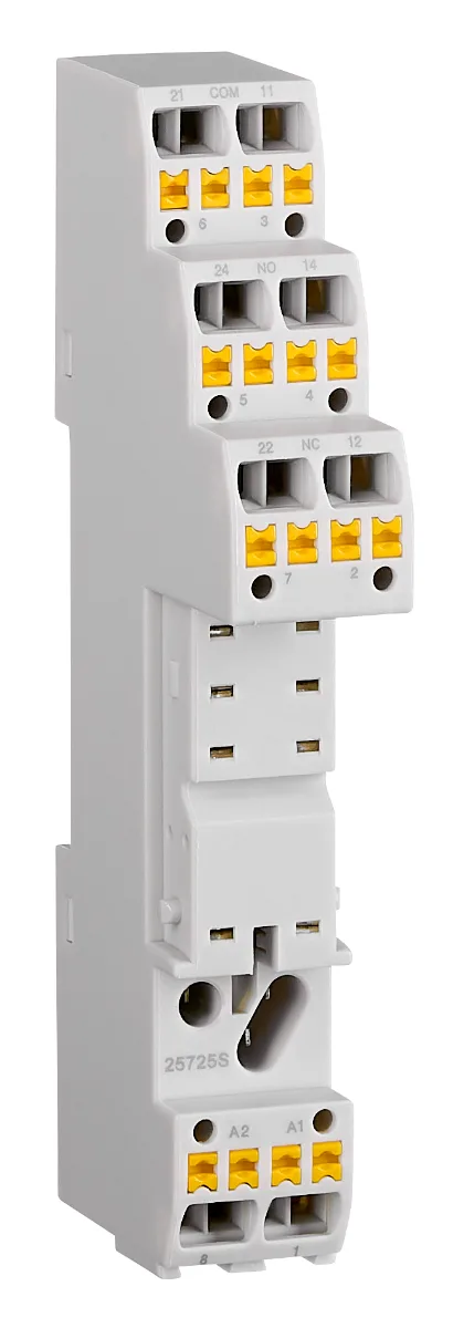 Цоколь YRTS для реле XT/RT2/RT3/RT4, пружинные клеммы, логическое разделение