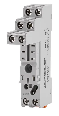 Цоколь 2-пол, 10А, для реле RXT, логическая компоновка