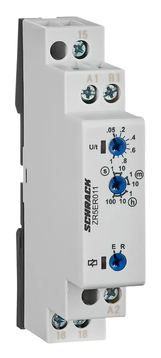 Реле задержки вкл/выкл 24-240VAC/DC, 1CO/8A