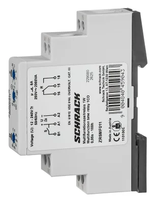 Реле многофункциональное 12-240VAC/DC, 1CO/8A