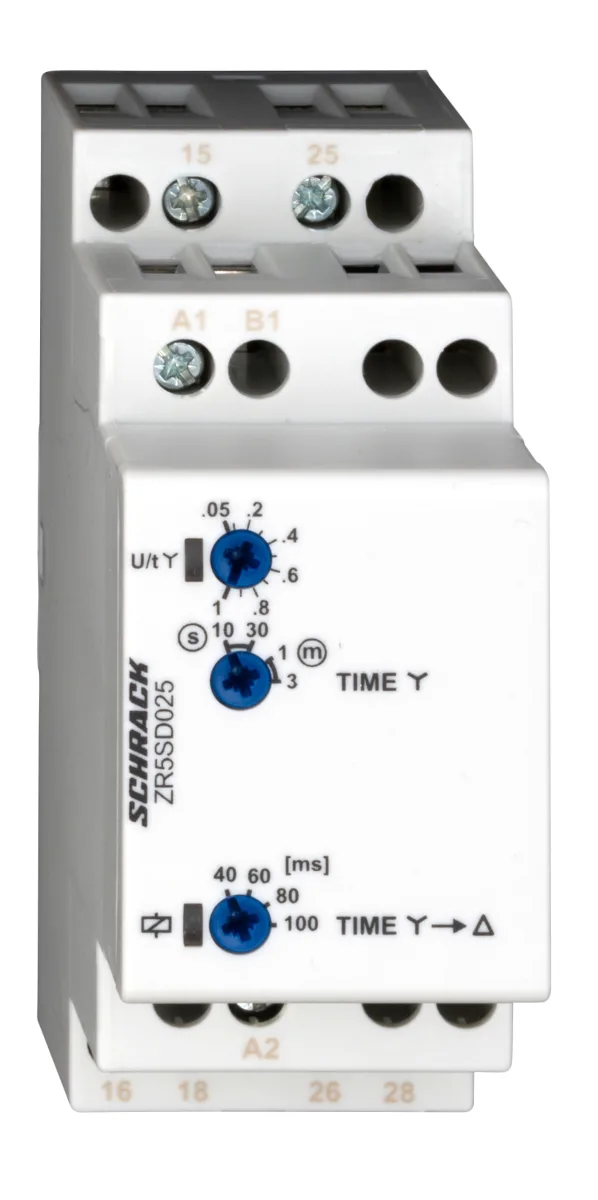 Реле схемы "звезда-треугольник" 12-240VAC/DC, 2CO/8A